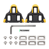 SPD-SL Road Bike Cleats - Yellow 6° Float - Compatible with Shimano Pedals