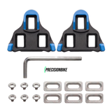 SPD-SL Road Bike Cleats - Blue 2° Float - Compatible with Shimano Pedals